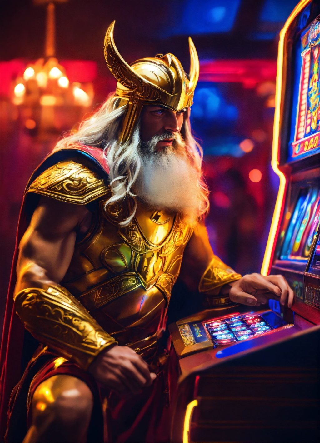 GOD THOR with casino slot machine in the gambling (1)